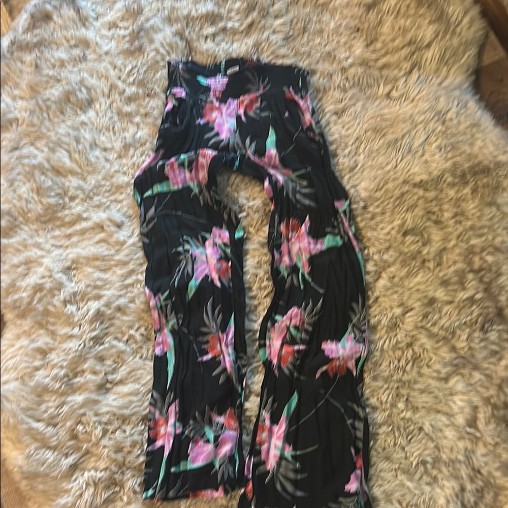 Billabong Multicolor Smocked Waist Pants